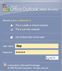 company outlook email web access